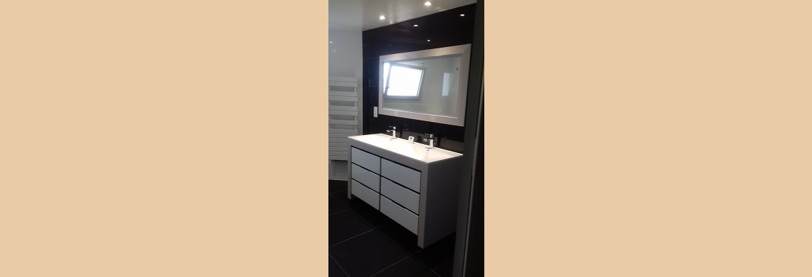 Création d'une salle de bain.