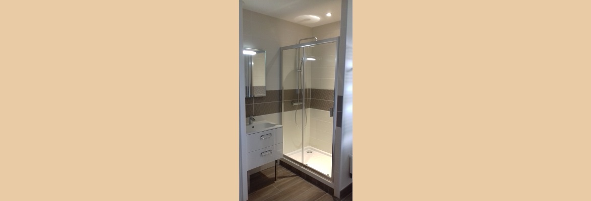 Création d'un salle de bain.